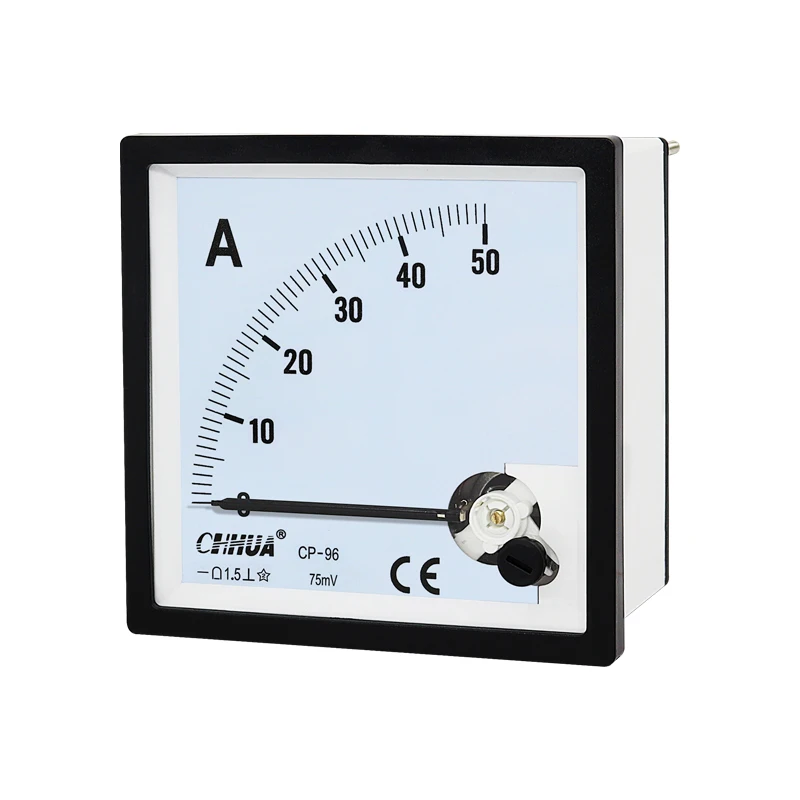 CP-96 تيار مستمر التناظرية الحالية متر 1A2A3A5A10A15A20A 10A/75mV 20A/75mV 30A/75mV 50A/75mV 100A/75mV الخ ، أمبير أمبير