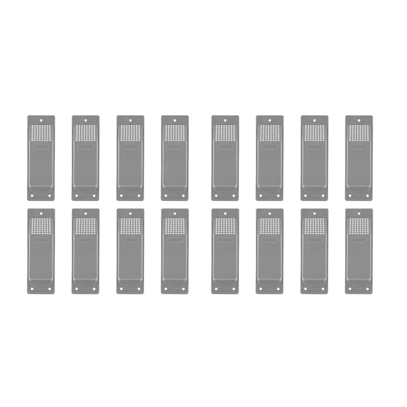 AA49 16PCS Kit presa d'aria per contenitore di spedizione Accessori per contenitori di spedizione resistenti Kit di ventilazione del flusso Grigio