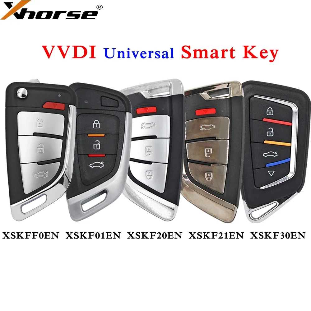 XHORSE VVDI Universal Smart Key Proximity Remotes PN: XSKF01EN/XSKFF0EN/XSKFF1EN/XSKF20EN/XSKF21EN/XSKF30EN English Version