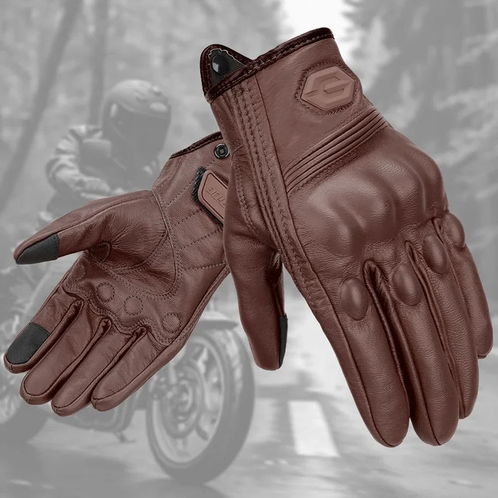 

Зимние ветрозащитные теплые мото перчатки, кожаные мотоциклетные перчатки, мужские перчатки для защиты от падения Luva для мотокросса, перчатки для верховой езды с сенсорным экраном, Moto Guantes
