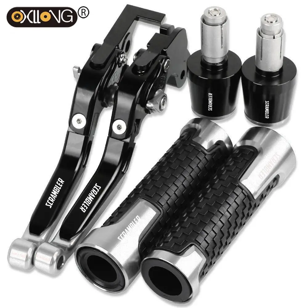 

Motorcycle Brakes Tie Rod Brake Clutch Levers Handlebar Hand Grips ends For DUCATI Scrambler all except Cafe Racer 2015- 2017