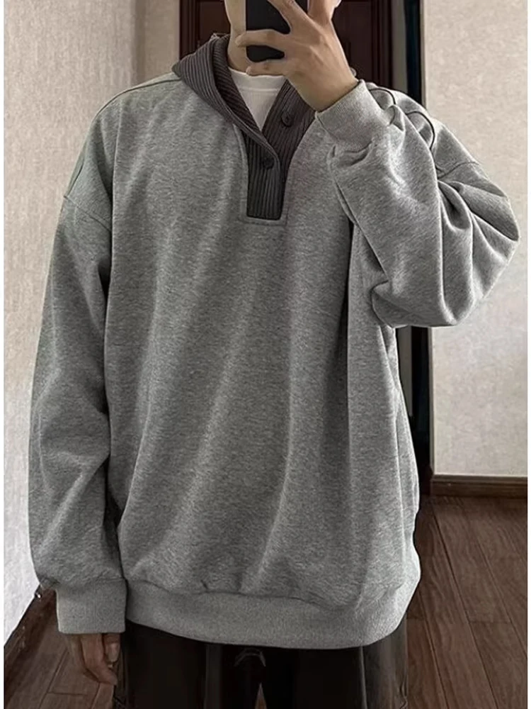 

Мужская вязаная толстовка с капюшоном American Sle Cleanfit, ленивая шапка для пары, осенний сезон, повседневная удобная