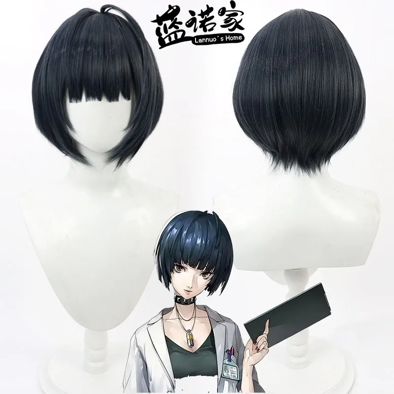 

Игра Takemi Tae, парик для косплея, реквизит для Хэллоуина, синтетические волосы, термостойкое волокно + шапочка для парика