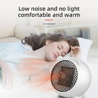 Portable PTC Ceramic Space Heater with Thermostat - 220V Mini Electric Heater for Indoor Office, Desktop, and Home Use - Energy