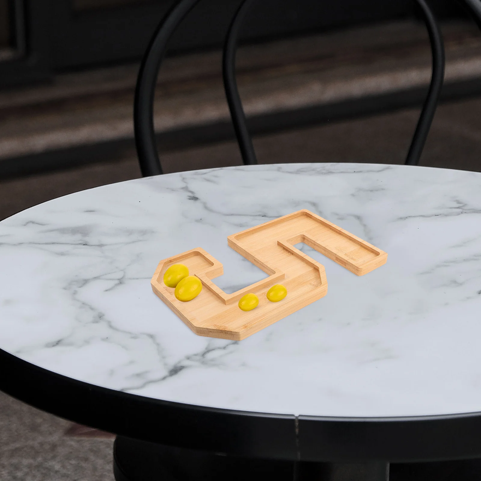 

1 Set Large Number 50 Wood Fruit Tray Sturdy Serving Dish For Snacks Candy Dried Fruit Decorative Dessert Tray Household Food