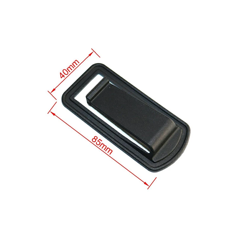 4/10Pcs Plastic Clip Buckles For Waist Belt Bags Shoulder Strap Snap Hooks Sewing Accessories Rectangle Clasp DIY Buckle Black