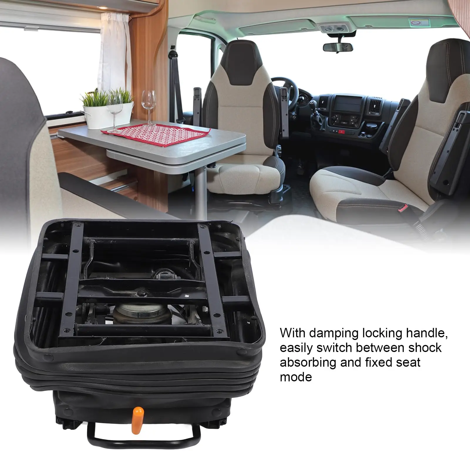 

Сверхмощная стальная пневматическая подвеска с пылезащитным чехлом для тракторов, грузовиков и других строительных автомобилей. Быстрая местная доставка.