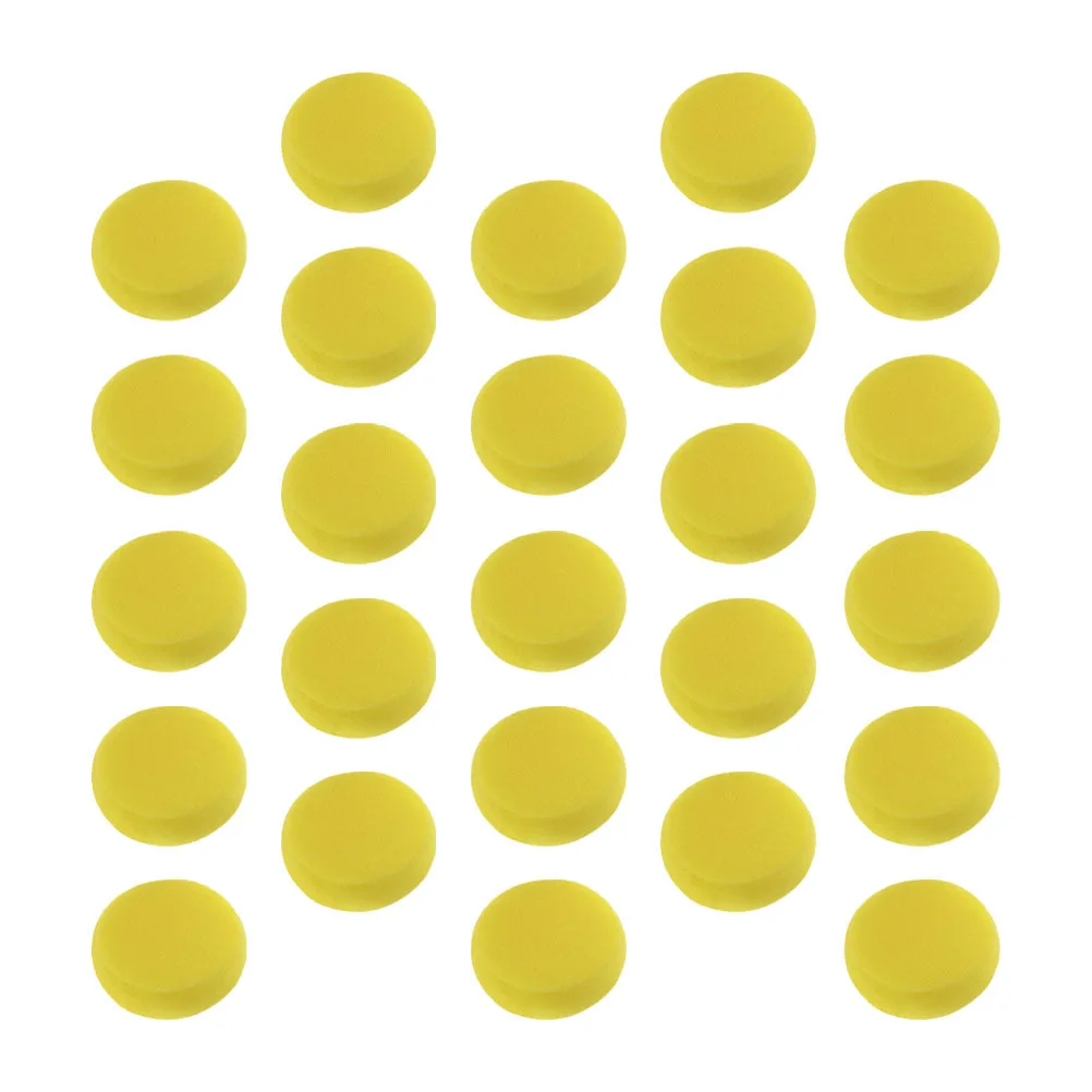 25 قطعة من أدوات الرسم الإسفنجية للفنانين المستديرة لرسم المشاريع الحرفية ذاتية الصنع تحفيز الإدراك بالألوان الإبداعية لوحة فنية