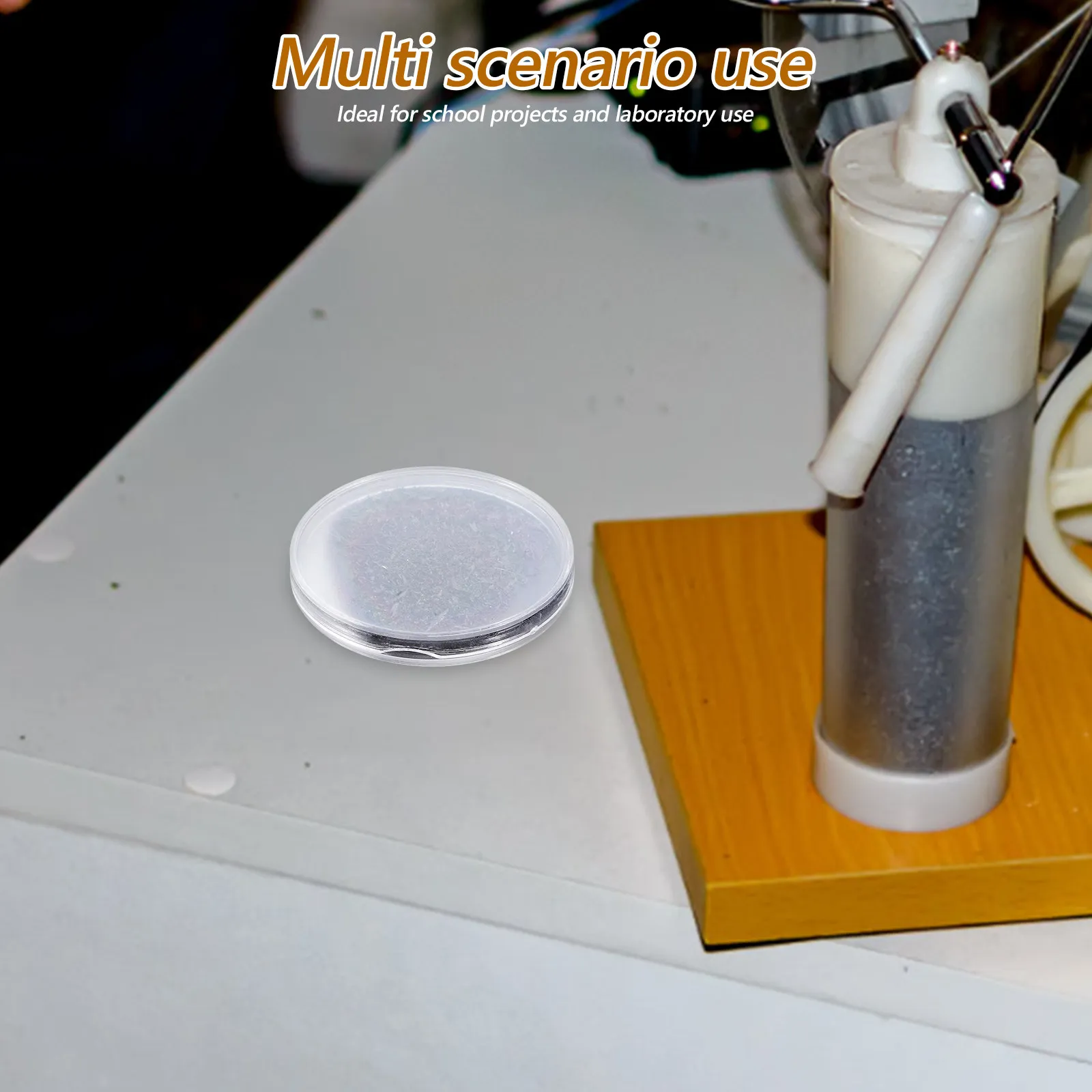 

Пластиковый магнитный футляр для железного порошка для проектов по физике, учебный инструмент для демонстрации линий магнитного поля