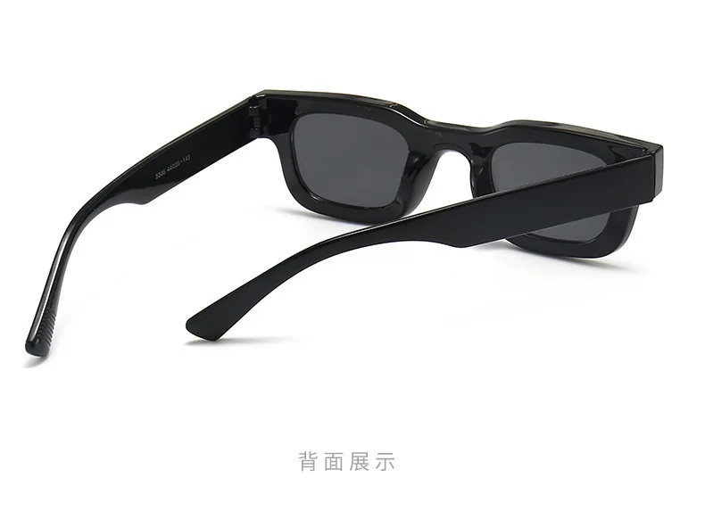 Kleine Rechteck Sonnenbrille Frauen Männer Vintage Marke Designer Platz Luxus Sonnenbrille Shades Weibliche Camber Konkaven Sonnenbrille – Detail 6