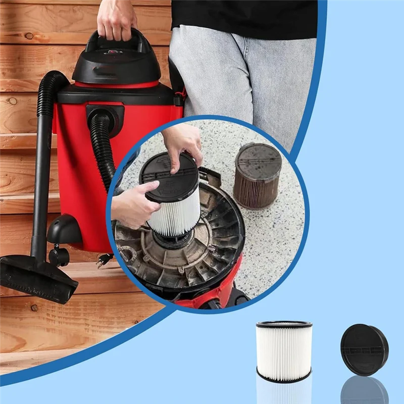 Filter Pengganti BAAO-90304 untuk Toko Vac 90304, 90350, 90333, 90585, 5 Galon Ke Atas Penyedot Debu Basah/Kering