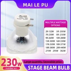 Luz de haz y balasto 7R de 230W, económica y eficiente, utilizada para faros móviles de tira de luz de haz de escenario