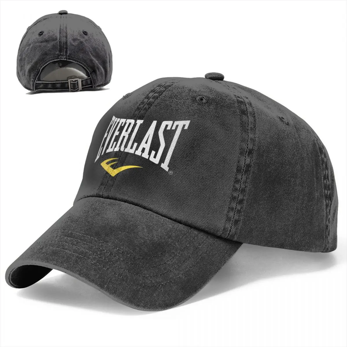 Fashion Sportswear Gym Running Sports Baseball Caps Men Women Distressed Denim Sun Cap EVERLASTS Outdoor Summer Caps Hat