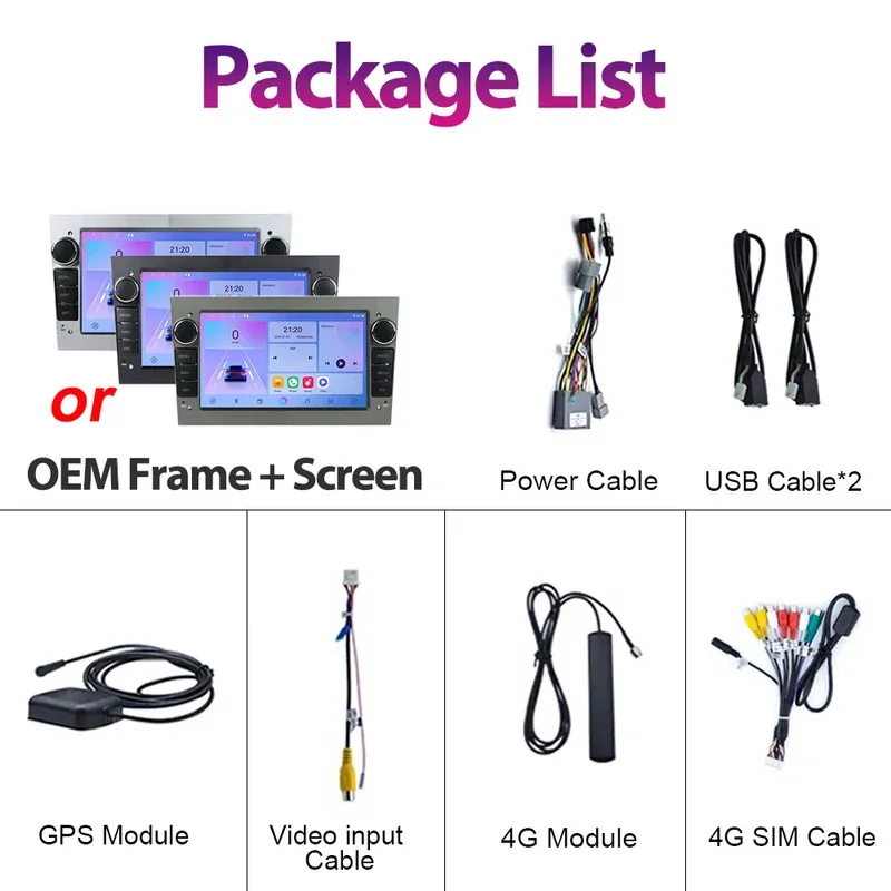 Stereo Head Unit Car Radio Player For Opel Astra H J 2004 Vectra Vauxhall Carplay Android Auto Mirror Link GPS Navigation BT RDS