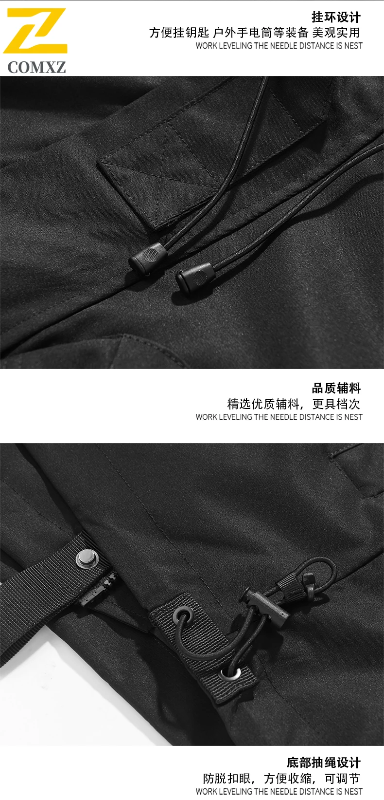 سترة EiAO للجنسين يابانية خارجية مقاومة للماء ومضادة للرياح معطف جبل للتنزه في المناطق الحضرية والتخييم ملابس يومية 2025 #4