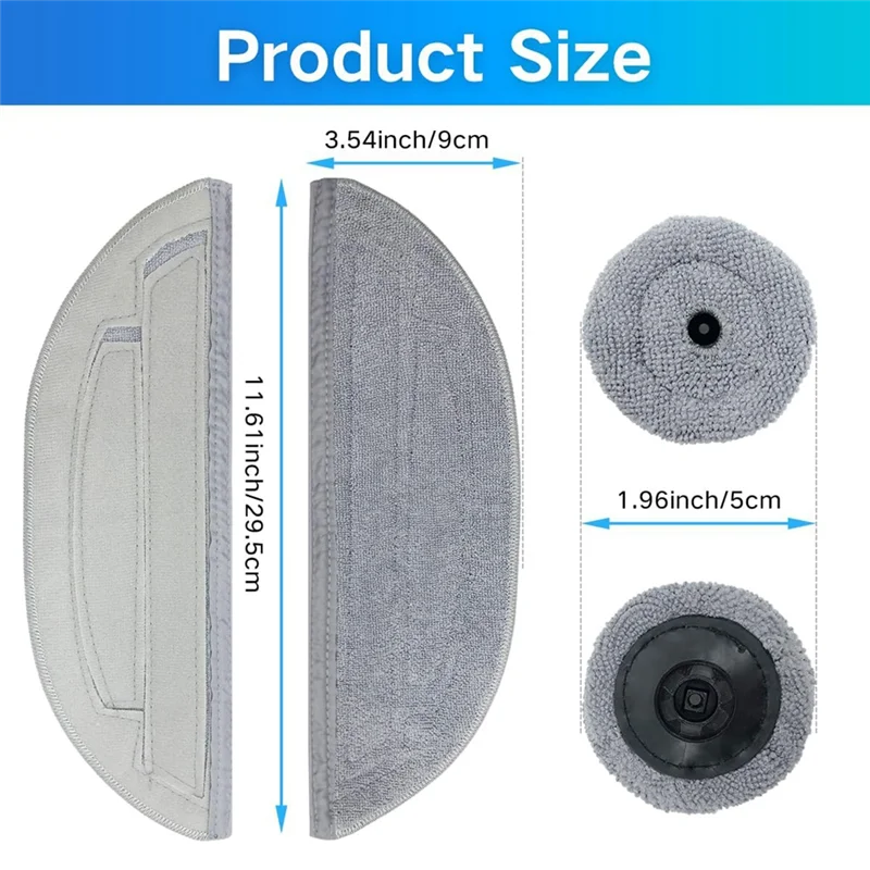 ABRG-для Roborock S8 Maxv Ultra робот-пылесос, тканевые подушечки для швабры, запасные части, аксессуары