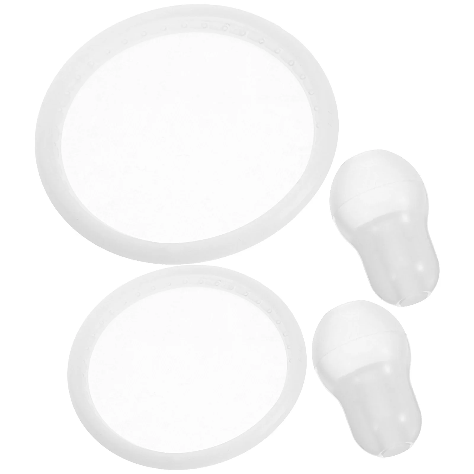 

Adult Stethoscope Diaphragm for Replacement Accessories Ear Plugs Earphone White Tips Child