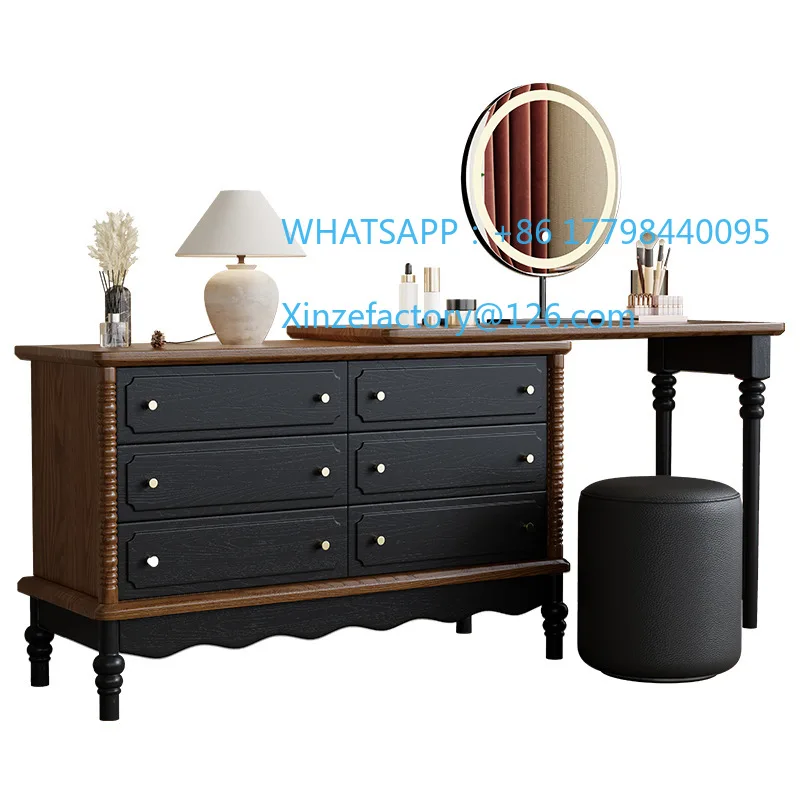 

Customizable antique dresser and chest