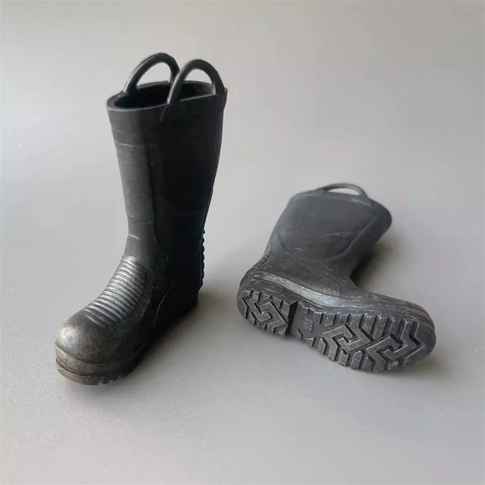 1/6th DML Enterbay Firefighter Bio Boot Shoe Mini Toys Model PVC Material For 12" Action Figure Scene Component Dirty Effect DIY