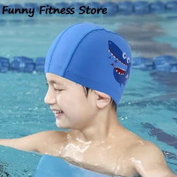 Silicone Bathing Caps for Long Short Hair Cover Children Swimming Cap Waterproof Elastic Swim Hat Girls Boys Diving Headwear