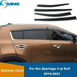 Window Visor For Kia Sportage 4 ql Kx5 Sportage-R 2016 2017 2018 2019 2020 2021 Car Window Deflector Sun Guard Rain Vent Cover