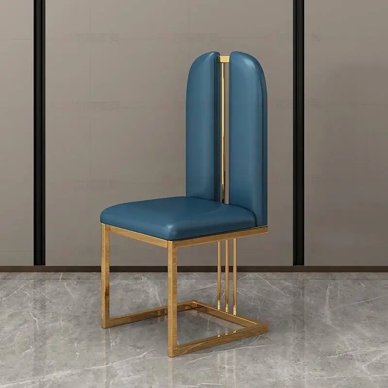 

Dining Chairs Comfortable Gold Legs Nordic Protection Fashion Minimalist Dining Chairs Clear Relax Sillas Interior Decorations