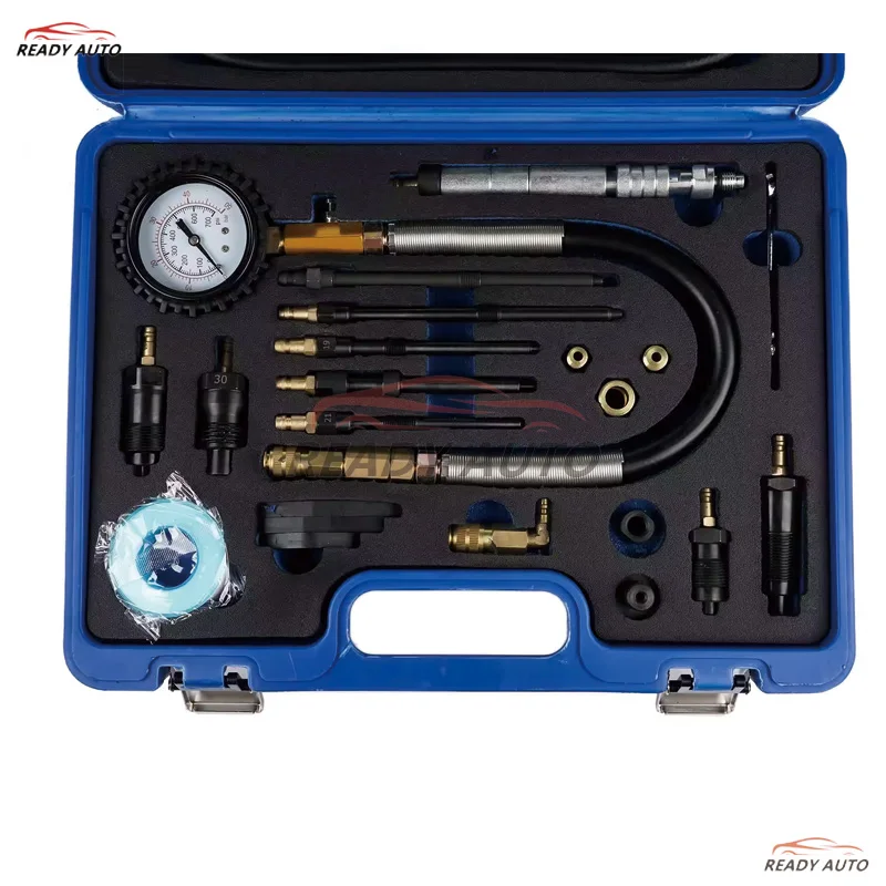46 Pcs Diesel Engine Compression Leak Test Kit Test Instruments Tools