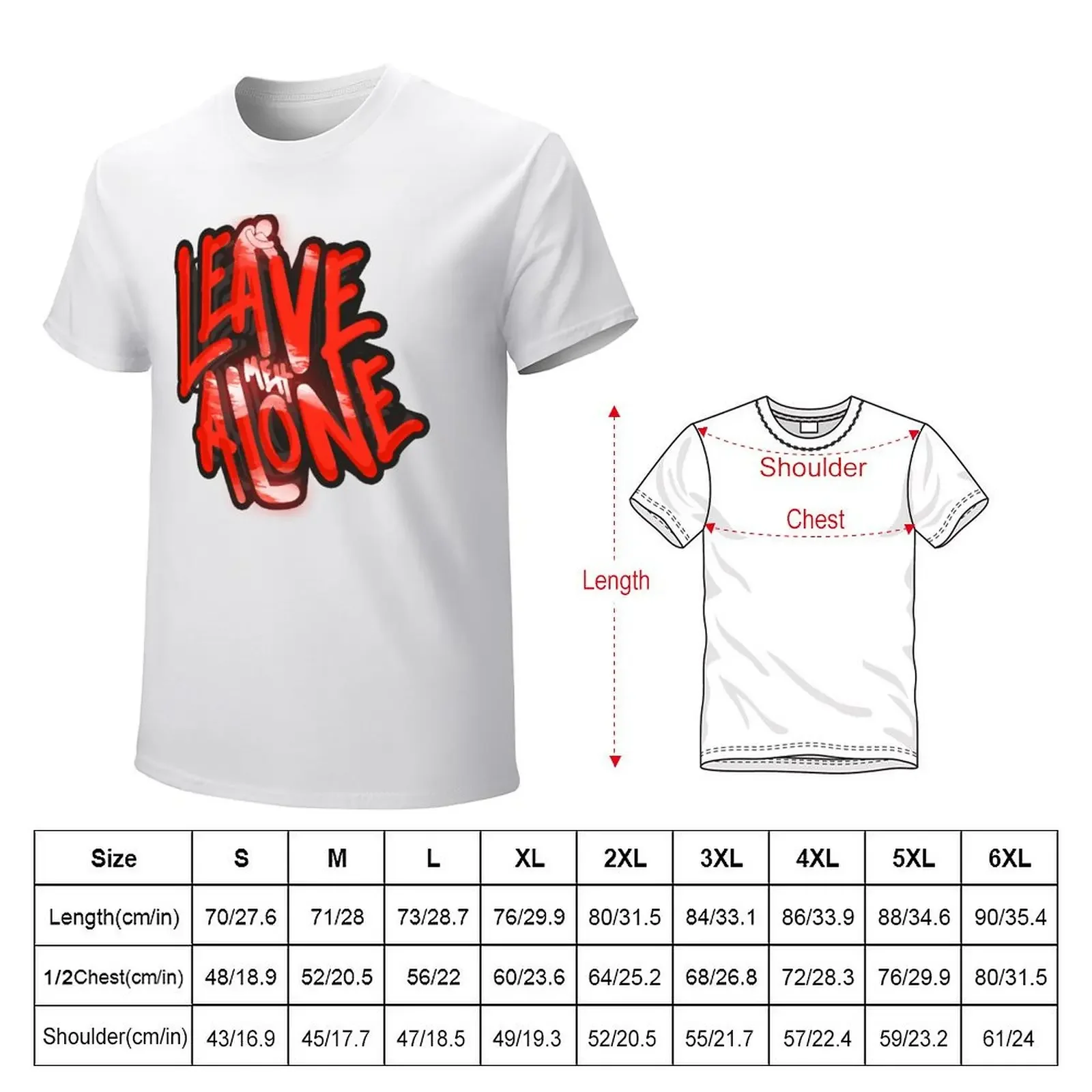 Leave Meh Alone - Trinidad Slang T-shirt quick-drying Aesthetic clothing plus size tops oversizeds mens clothes