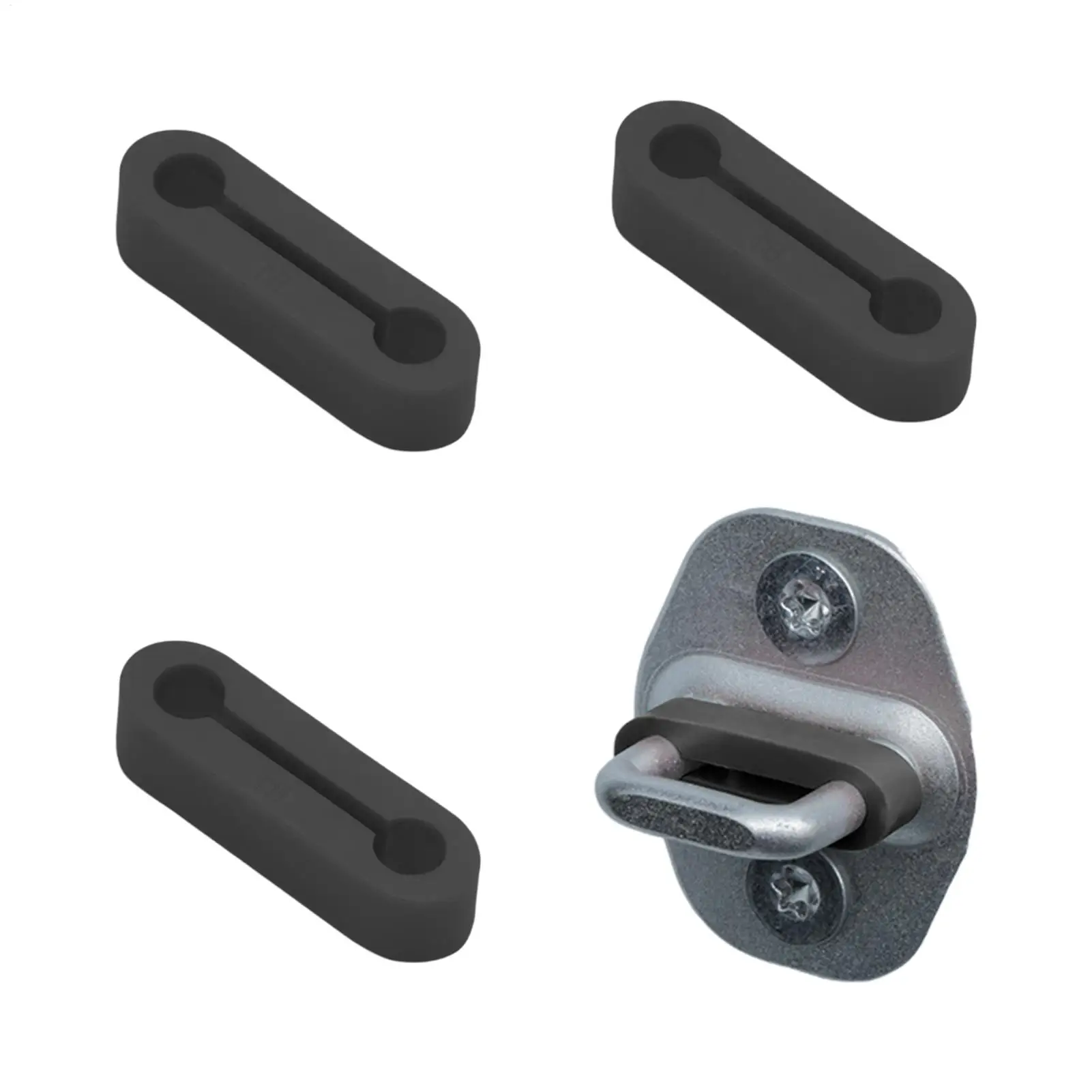 

Car Door Shock Absorber 4 Pieces Car Door Buckle Guard automative Door Lock protective pad Deadener for Truck Car vehicle