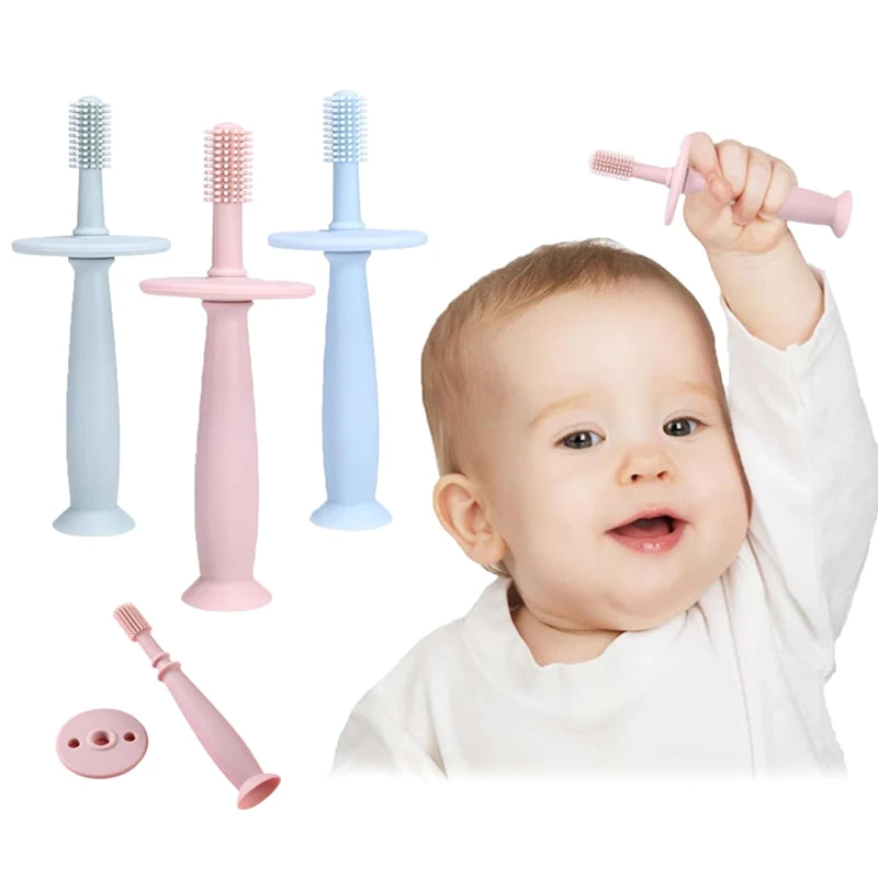 

1 Pcs Baby Finger Toothbrush Soft Silicone Infant Tooth Teeth Clean Brush Food Grade Silicone Bebes Oral Health Care Kid Items