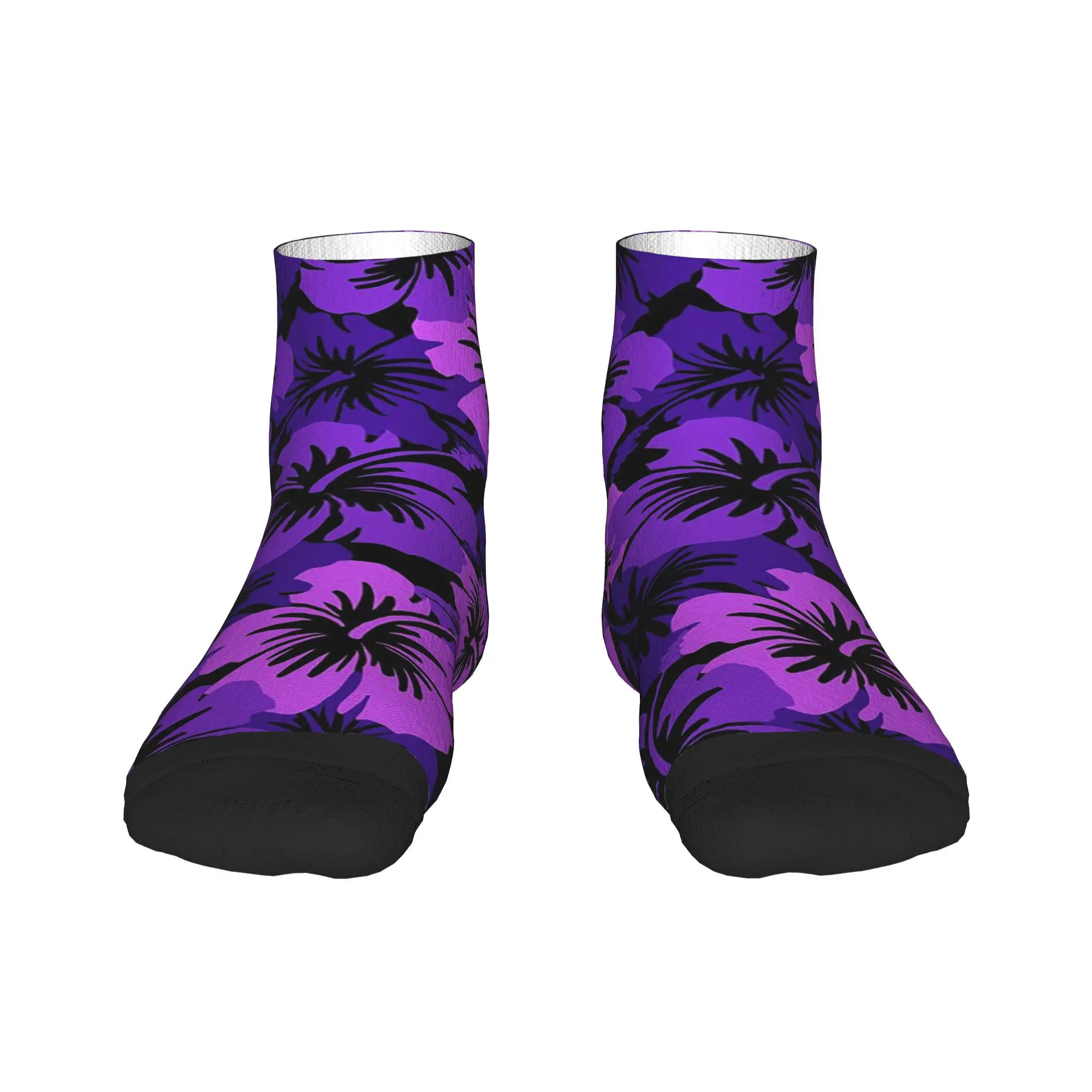 

Epic Hibiscus Hawaiian Floral Aloha Socks Harajuku Super Soft Stockings All Season Socks Accessories for Unisex Christmas Gifts
