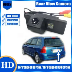 HD Rear view camera For Peugeot 307 SW / for Peugeot 308 CC SW Night Vision Parking Reversing Camera