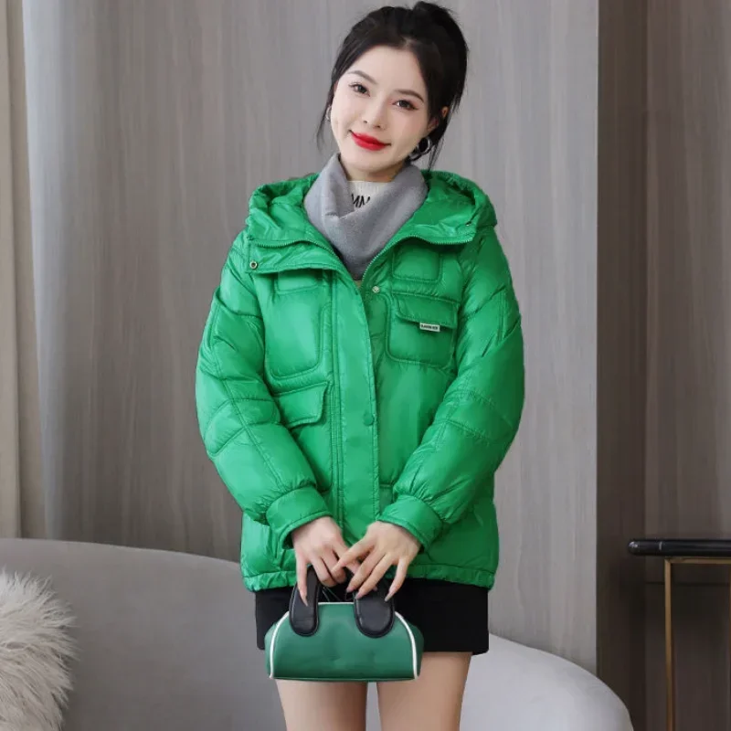 Loose Casual Short Padded Coats for Women Cotton Parkas Woman Great Warm Winter on Sale Discount Fashion 2024 Quilted Jackets