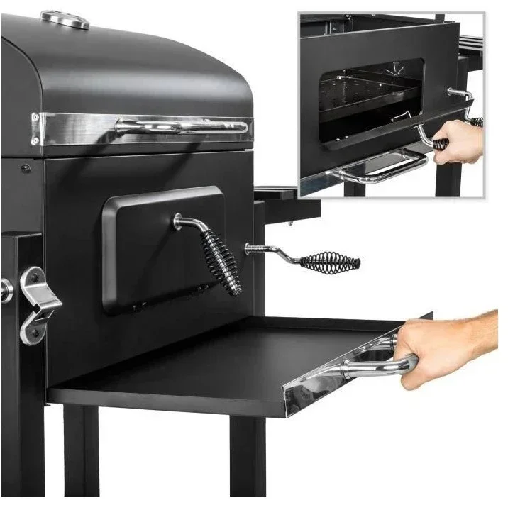 

exclusive supply Outdoor Charcoal Grill Party Grill Plate Tools 3 IN 1 Stove Charcoal Oven BBQ Grill Rack Barbecue Accessories