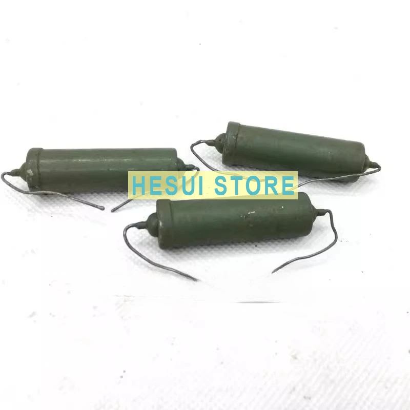No word mark 1970s bile machine coupling capacitor oil-immersed iron shell capacitor CZM-j1 630V0.047uf pairing