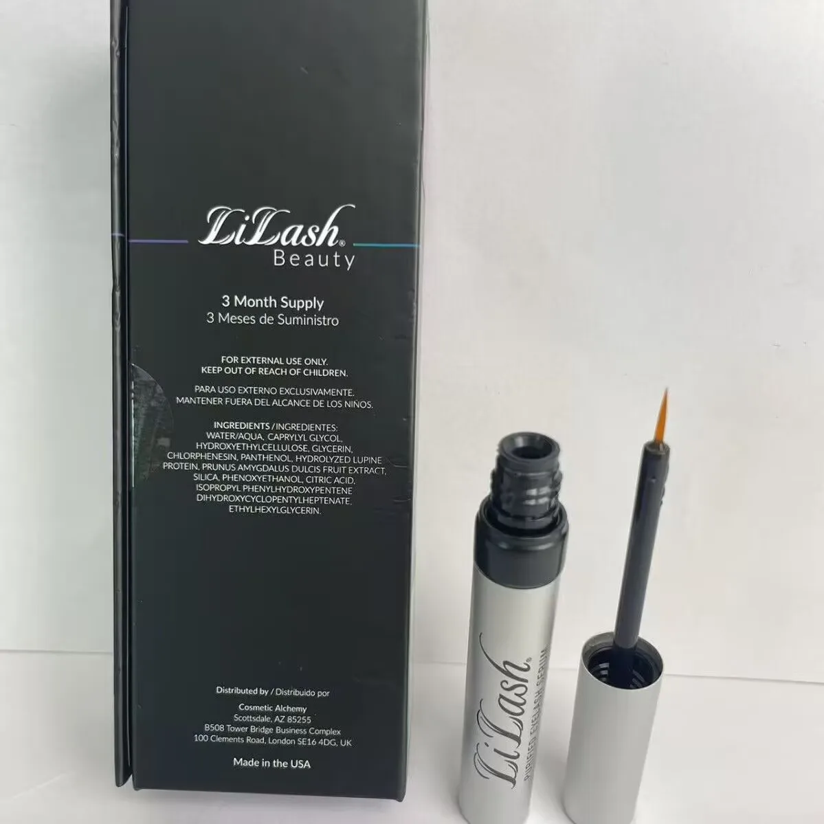 2ml Original Lilash Serum Pestanas Purified Eyelash Serum for Fuller Longer Looking Eyelashes Natural Eyelash Enhancer