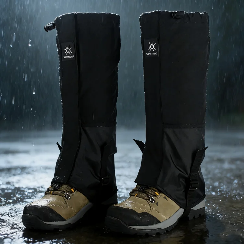 

Cycling Waterproof Elastic Strap Leg Covers Long Tube Pants Protection Hiking Skiing Climbing Durable Rainy Trouser Shoes Cover