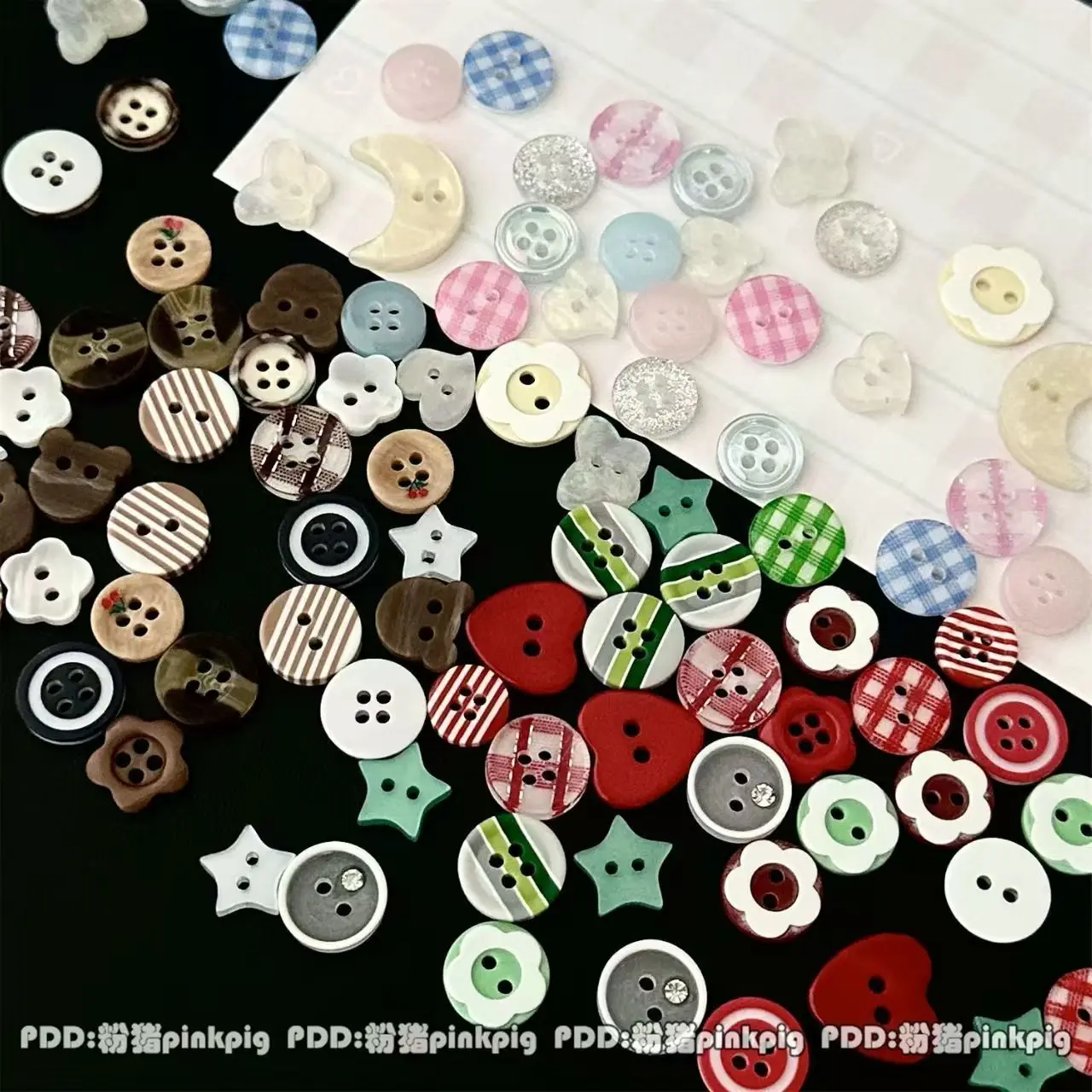 20 قطعة من إكسسوارات تزيين الأزرار المثقبة من الدوبامين الصيفي، إكسسوارات ملابس الأطفال لحساب اليد، إكسسوارات لطيفة ذاتية الصنع #3