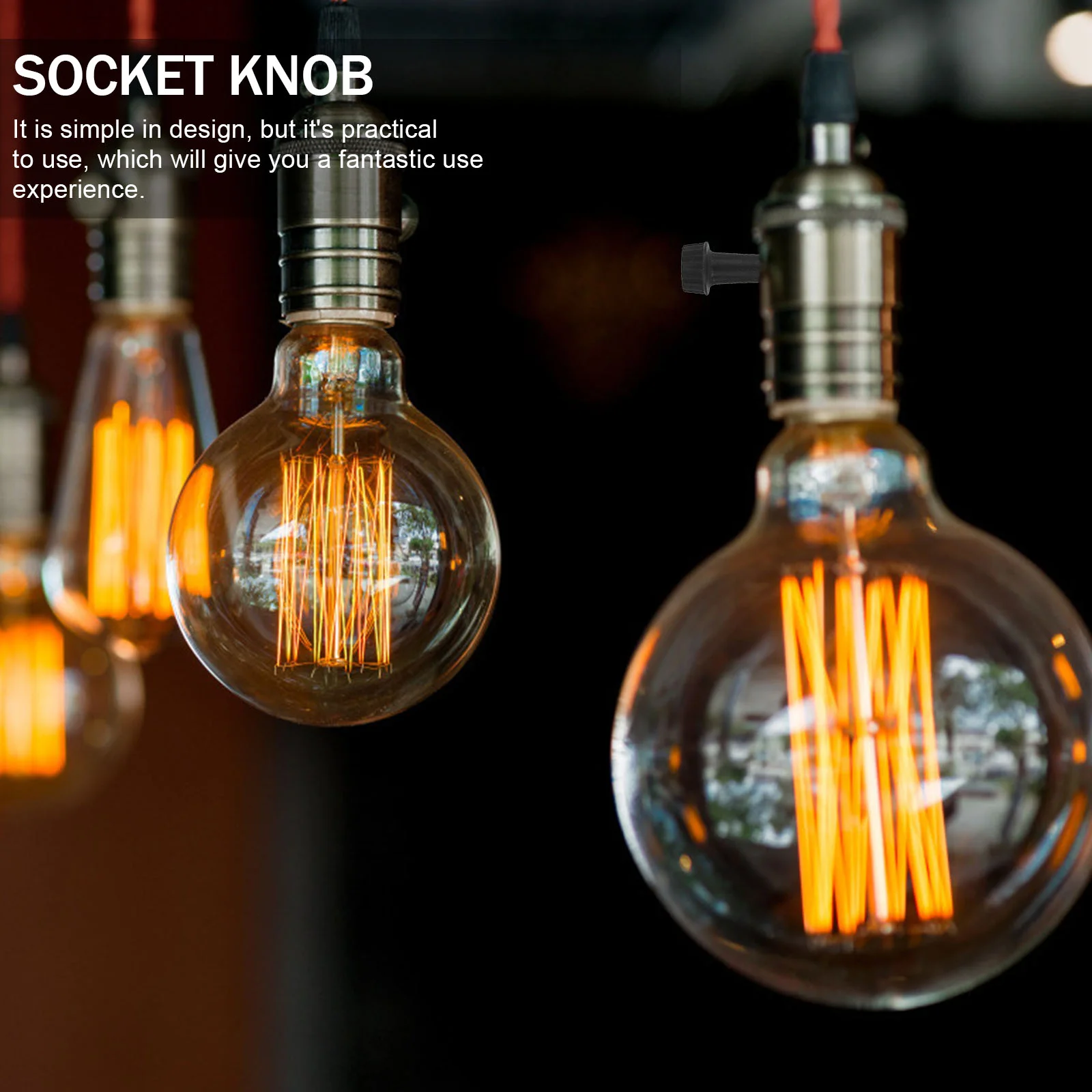 20 Pcs Light Accessories Replacement Lamp Knobs Automatic Brake Plastic Turn Anti-strobe On/Off Plant Socket