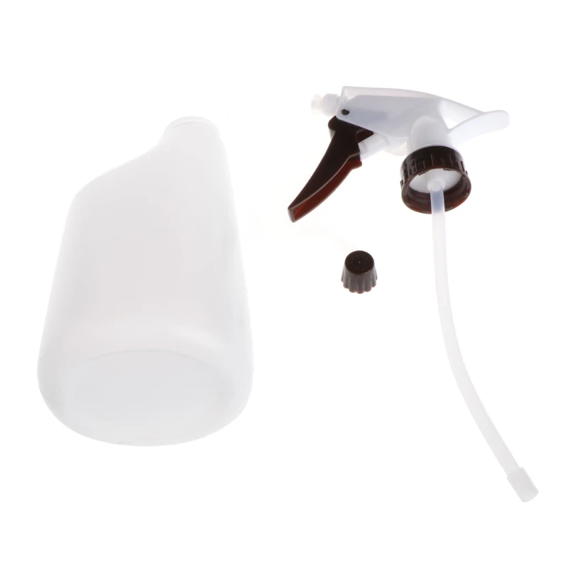1pc 500ml Measuring Spray Bottle Hand Pressure Watering Can Transparent Garden Tool Random Color