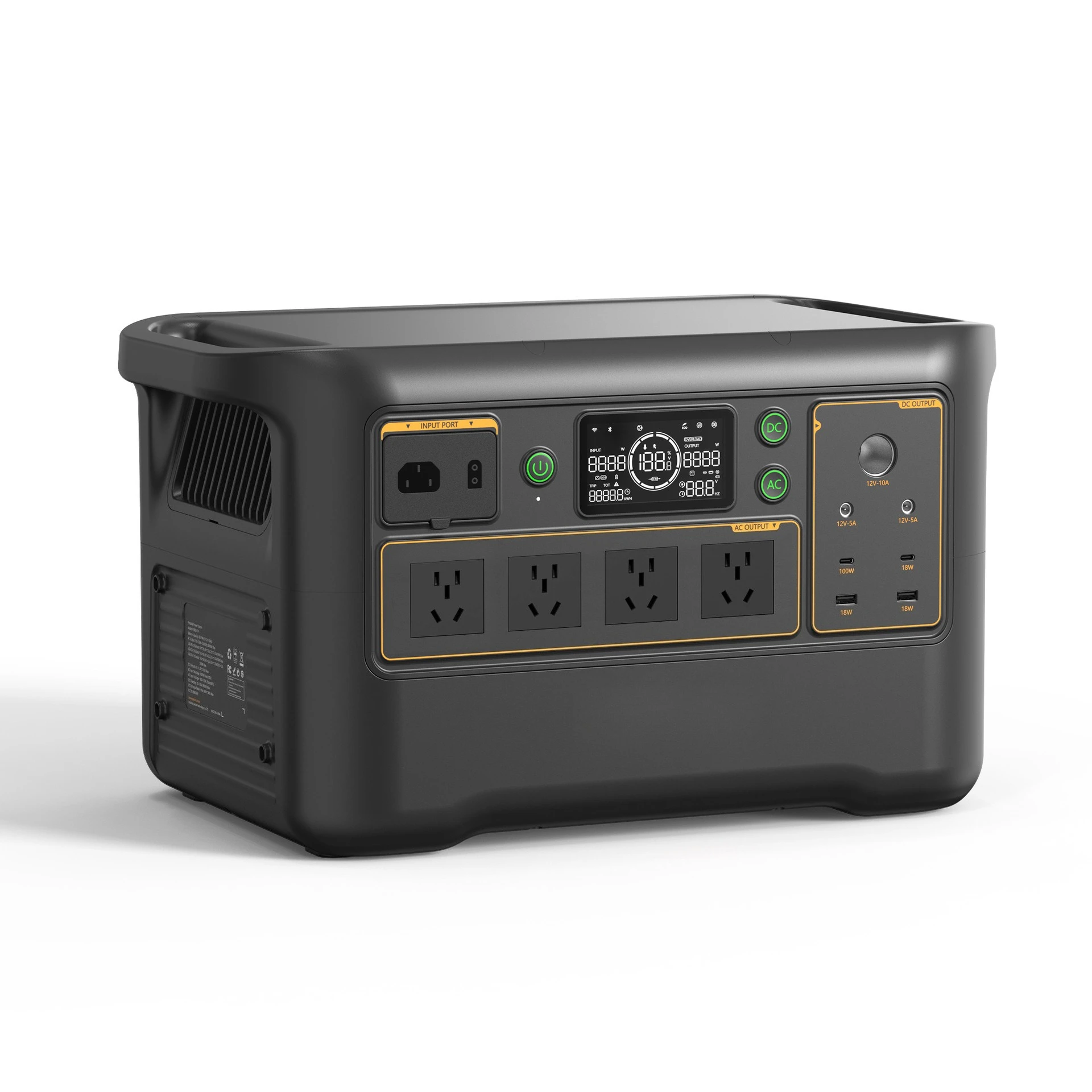 F3000LFP Portable Power Station 3072Wh 3600W LFP 110V US 220V EU Plug Camping Solar Generator