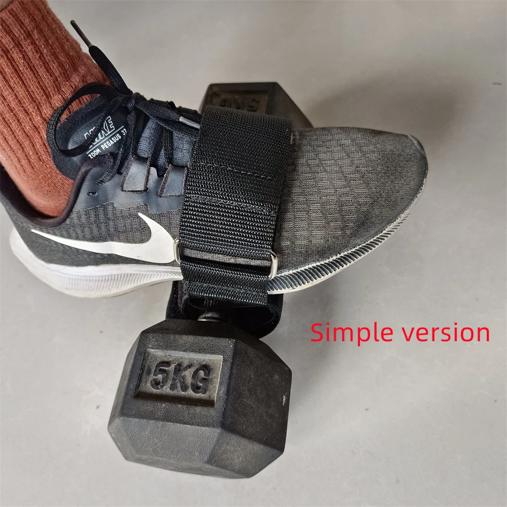 2 Pcs Dumbbell Ankle Strap,  Adjustable Weight Foot Strap with Ankle Buckle, Yoga Fitness and High Lift Leg Training, THANKSLEE