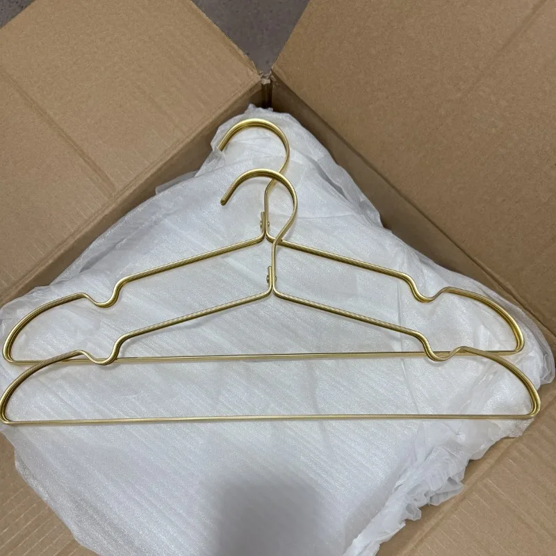 

5PCS Durable Aluminum Alloy Clothing Hangers Non-Slip Seamless Hanger Heavy Duty Home Closet Organizer Clothes Storage Rack