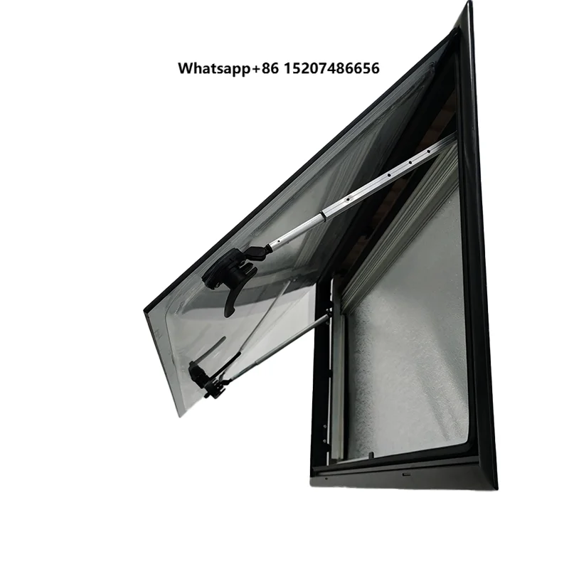 1600x550mm Large Size  Side Window Aluminum Top Hinge Window  Accessories  Body Parts