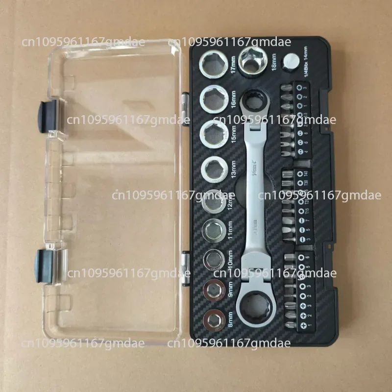 Ratchet Wrench Set Sleeve Batch Set  Tools Hot Sale Multifunctional Two-way Ratchet