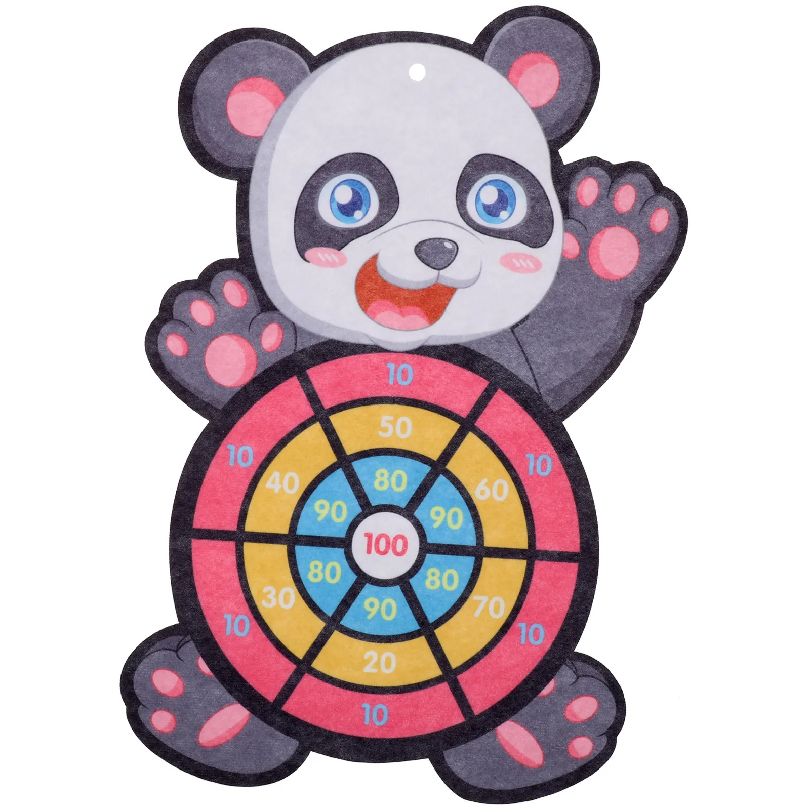 1Set Sticky Ball Dart Board Cartoon Fun Party Game Kids Indoor Interactive Gift Improving Hand Eye Coordination