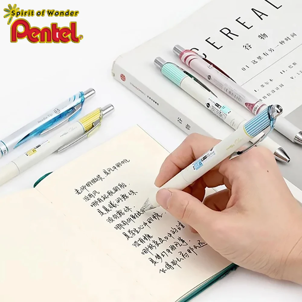 3pcs Japan Pentel BLN75 Gel Pens Energy Quick Drying 0.5mm Limited Press Pen Kawaii Stationery Office Accessories Unicorn Pens