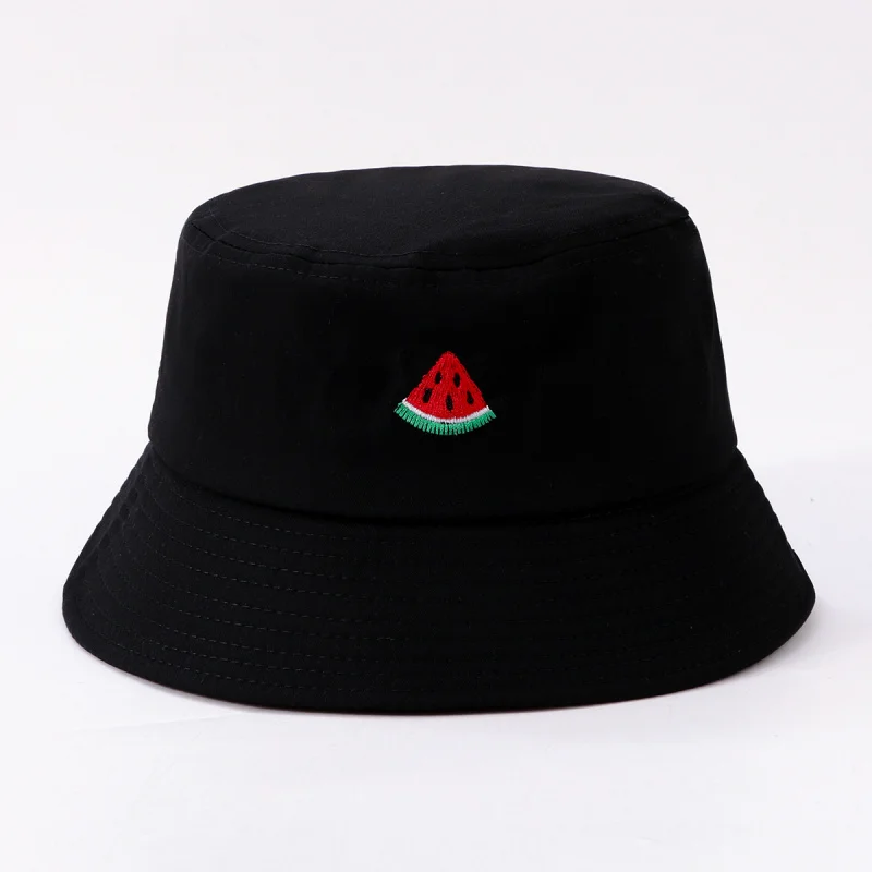 Fisherman's Hat With Watermelon Embroidery, Hats Men And Women, Outdoor Sports Cap All-Season Style view 6