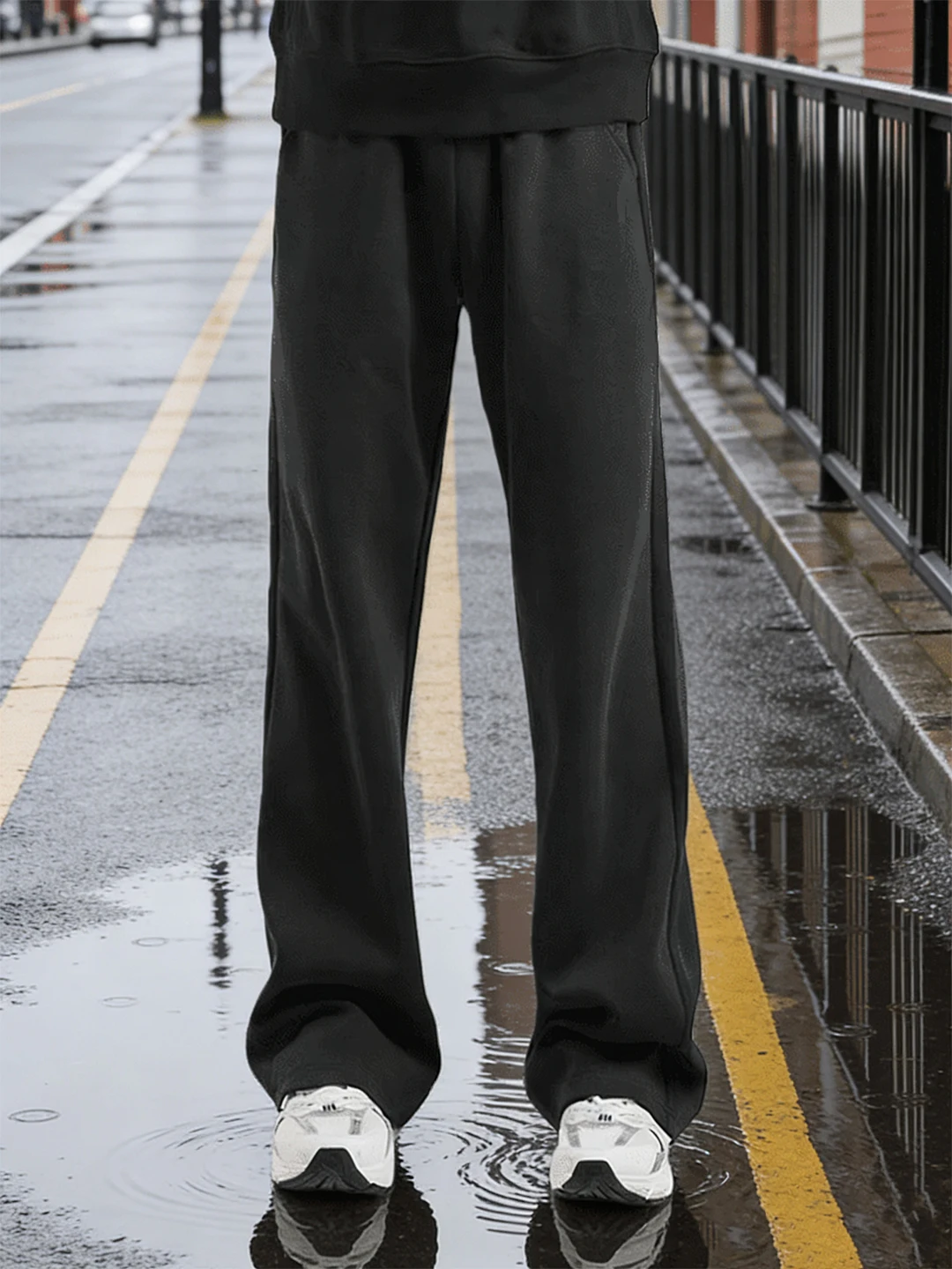 

Мужские повседневные брюки Deep ey Thiened Fce Lined, зимние, американского стиля, свободные, длинные, молодежные, модные, брендовые