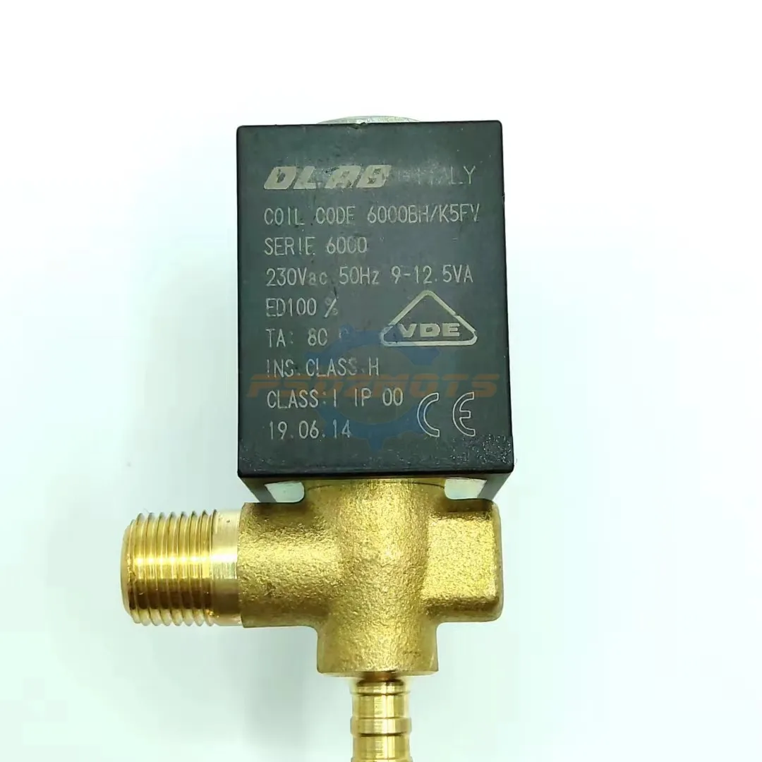 OLAB 2/2 WAYS Solenoid Valve Brass Series 6000 AC230V 50Hz Normally Closed Air/ Water Electric Valve